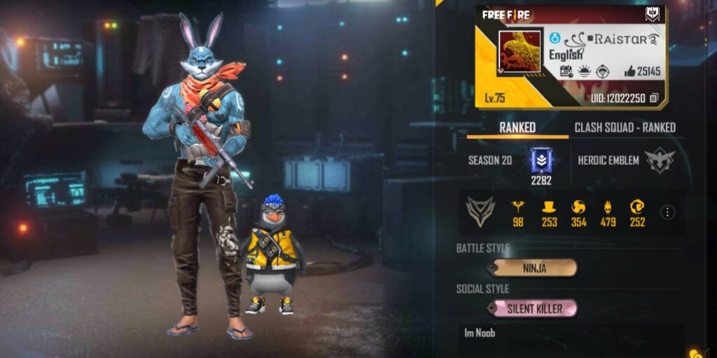 free fire raister face 