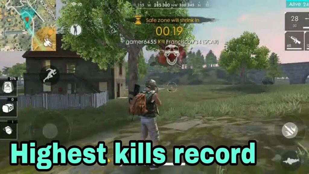 highest kill in free fire