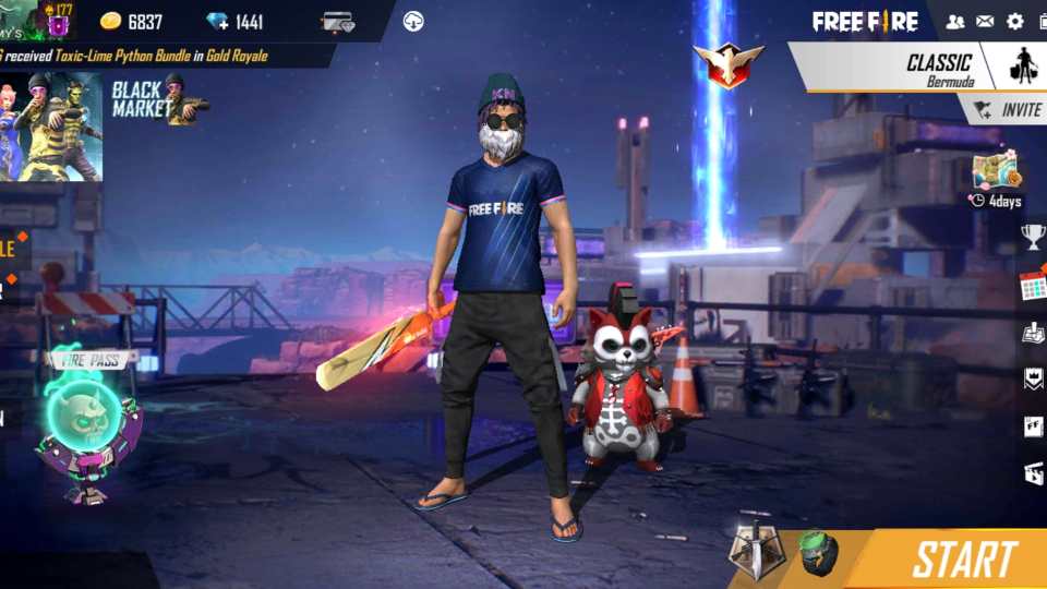 Free Diamonds and Characters