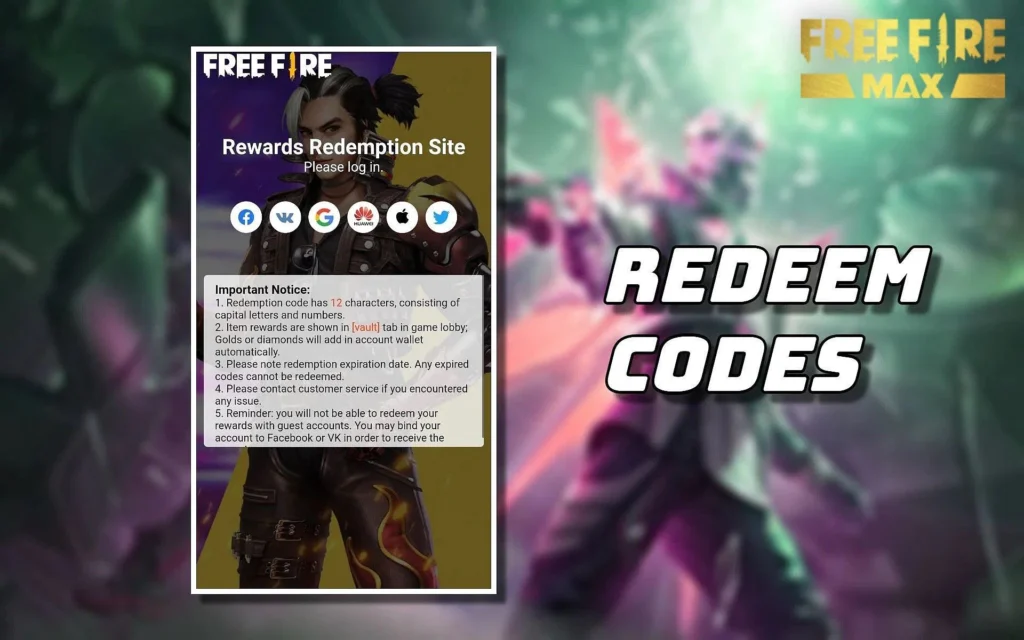FF Max Redeem Codes