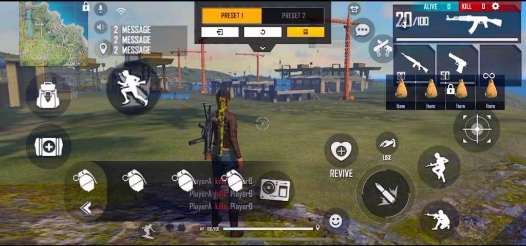 Free Fire HUD Settings