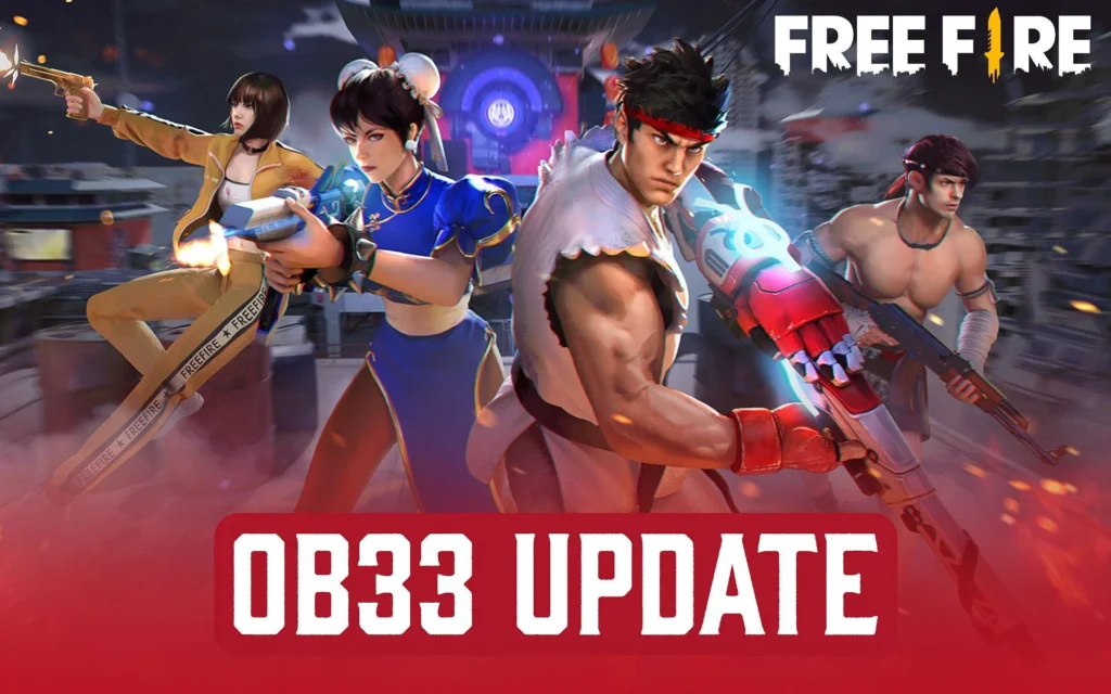 Free Fire OB33 update size