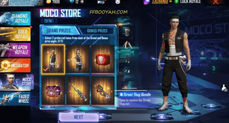 Free Fire Moco Store event