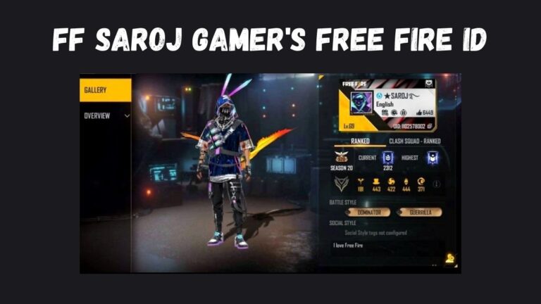 Saroj Gamer Free Fire