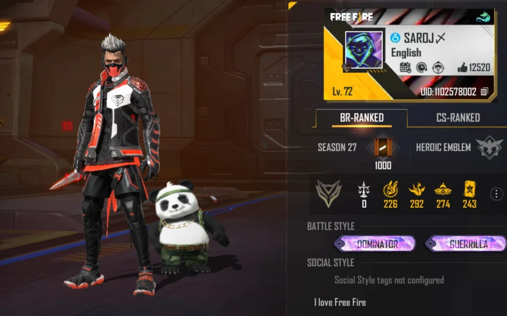 Saroj Gamer Free Fire